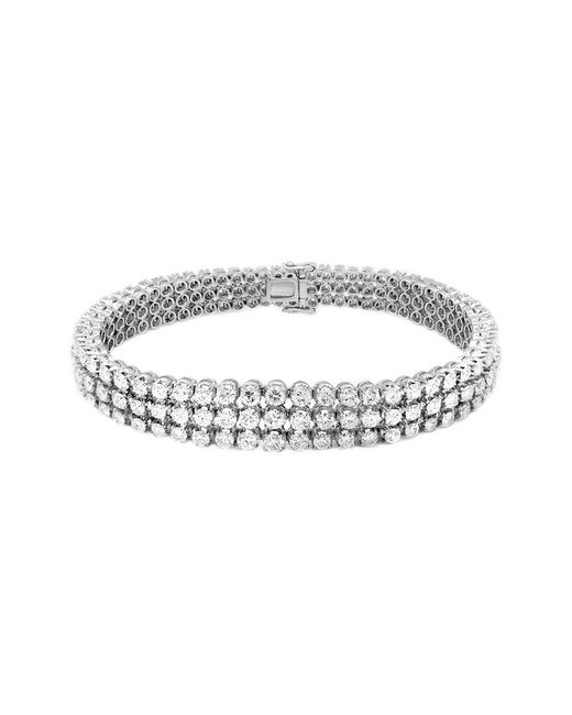 Diana M White Fine Jewelry 18k 9.00 Ct. Tw. Diamond Bracelet