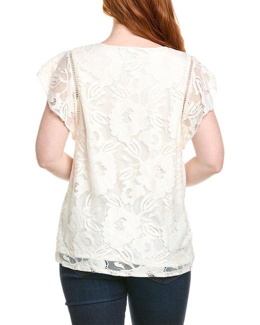 Anne Klein White Plus Top