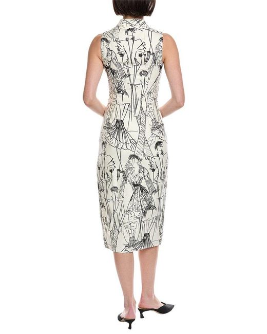 Akris White Midi Dress