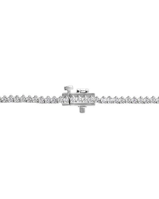 Lab Grown Diamonds Metallic 3.00 Ct. Tw. Lab-Grown Diamond Riviera Necklace