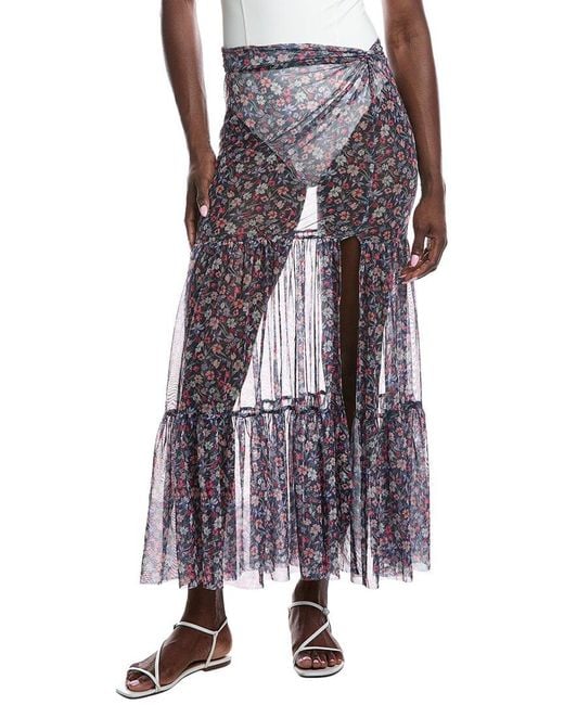 Hutch Purple Suvi Cover-Up Skirt