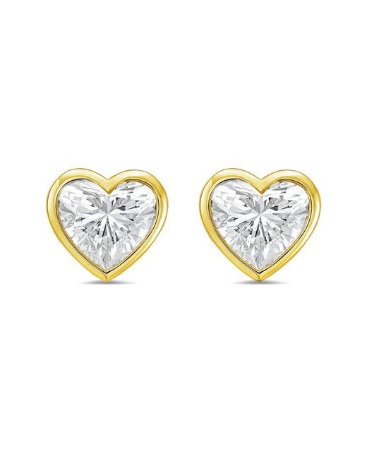 Diana M Metallic Diana M. 14K 9.00 Ct. Tw. Lab-Grown Diamond Stud Earrings