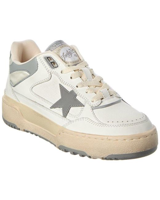 Golden Goose Deluxe Brand White Forty2 Leather Sneaker