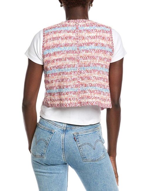 ANNA KAY Blue Gabrielle Lace Top
