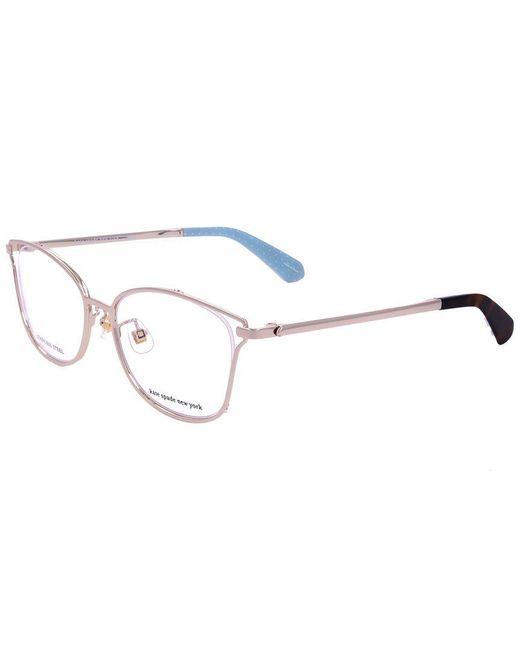 Kate Spade White Lowri 52Mm Optical Frames