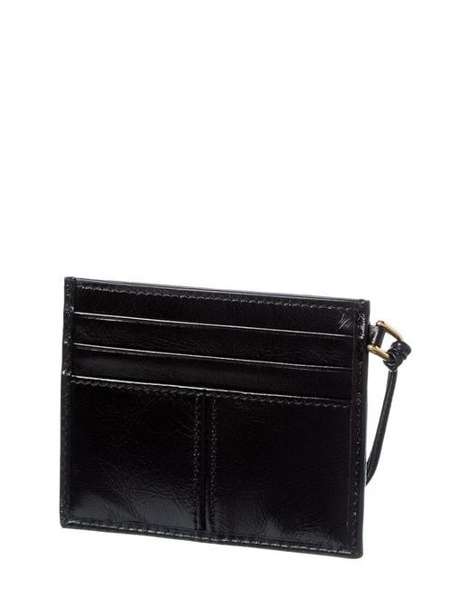 Prada Black Leather Card Holder