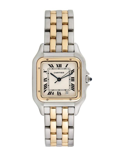 Cartier Metallic Panthere Watch, Circa 1990S (Authentic Pre-Owned)