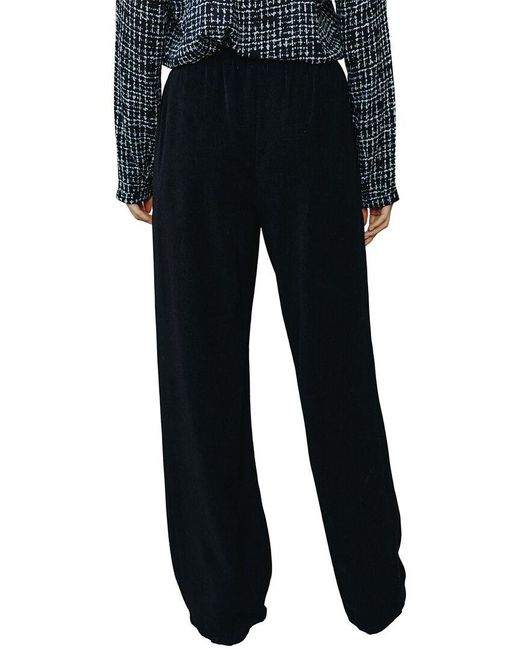 Bella Dahl Black Kylie Wide Leg Drawstring Pant