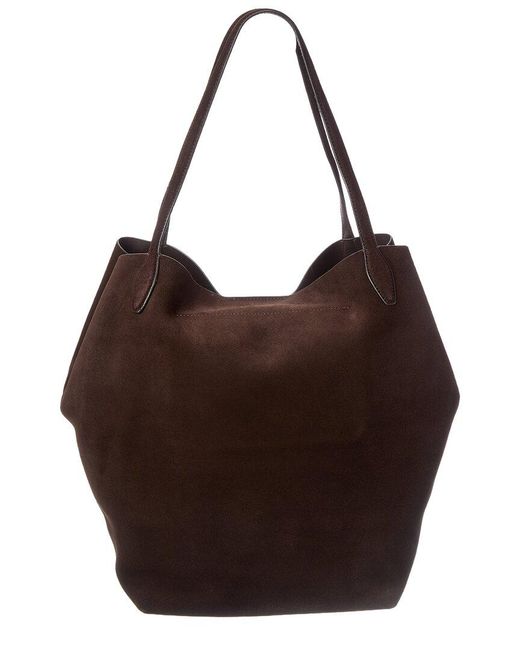 Madewell Brown Oversized Soft Grain Suede Shopper