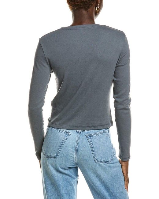Rag & Bone Blue Essie Rib Shirt