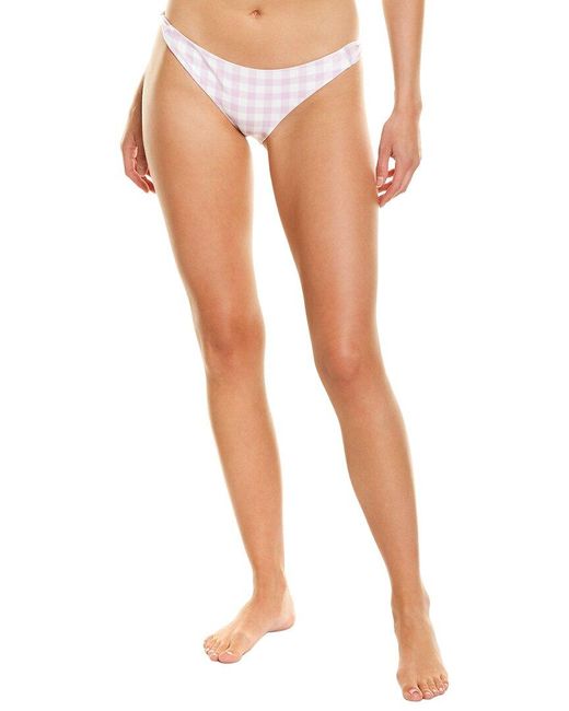 Lovers + Friends White Wrapped Up Bikini Bottom
