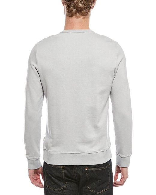 Onia Gray Terry Crewneck Sweater for men