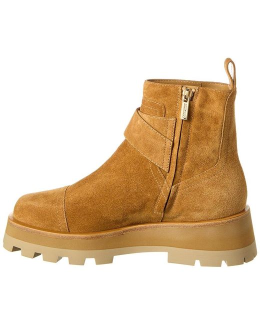 Jimmy Choo Natural Meena Suede Boot