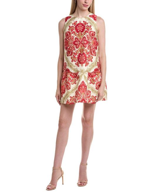 FLORA BEA NYC Red Talan Sleeveless Mini Dress