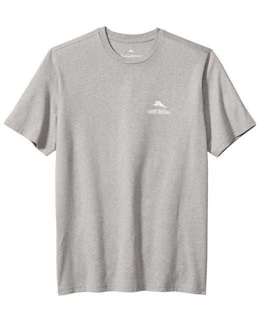 Tommy Bahama Gray Barks And Recreation T-Shirt for men