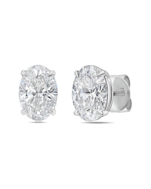 Diana M White Diana M. 14K 10.00 Ct. Tw. Lab-Grown Diamond Earrings
