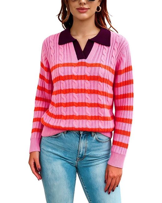 ROMANISSA Red Sweater