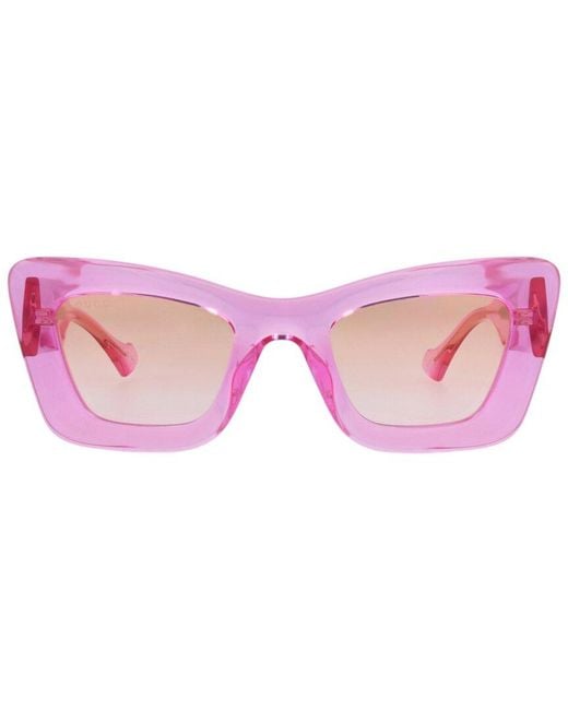 Gucci Pink 49Mm Sunglasses
