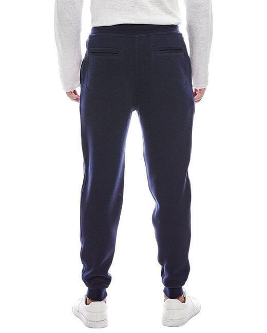Brunello Cucinelli Blue Cashmere-Blend Jogger for men