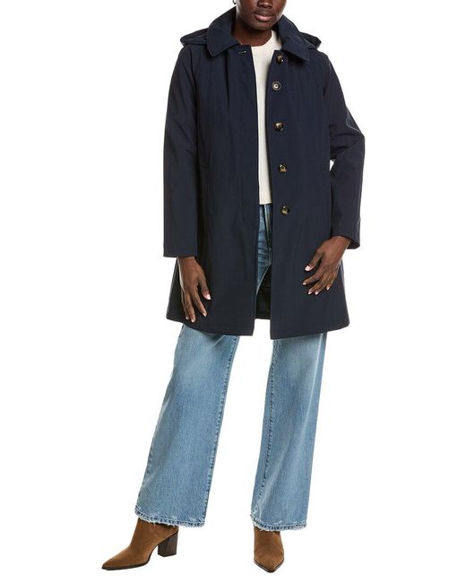 London Fog Blue Medium Coat