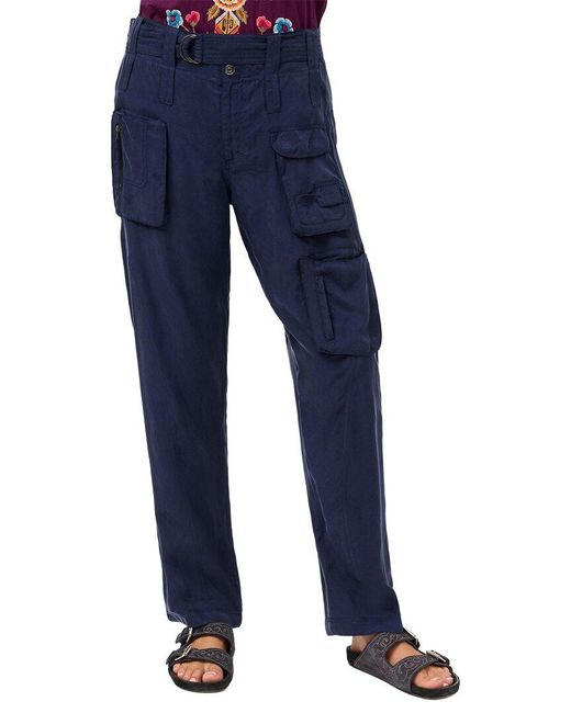 Johnny Was Blue Hailey Plus Pant