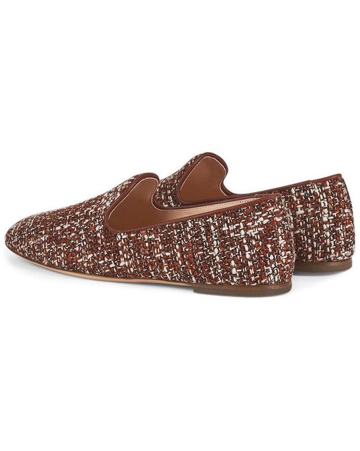 Agl Attilio Giusti Leombruni Brown Melange Flat Loafer