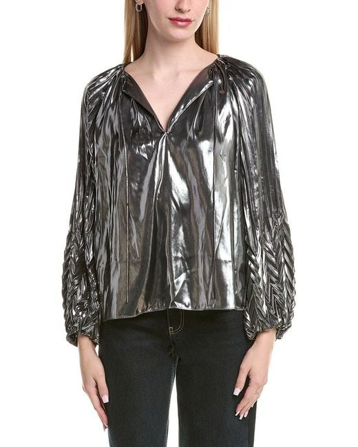 Johnny Was Black Gemma Blouse
