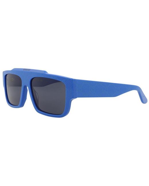 Gucci Blue Gg1460S 56Mm Sunglasses for men