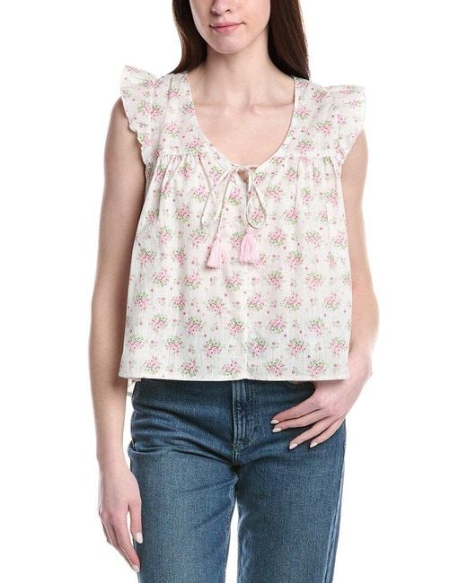 ANNA KAY Red Lakedra Top