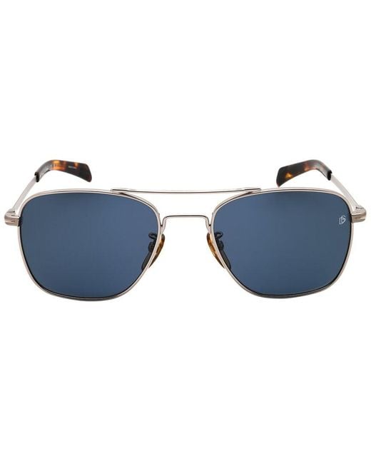David Beckham Blue Db 7019/S 55Mm Sunglasses