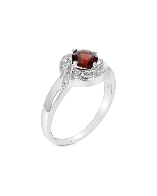 Amairah White 0.50 Ct. Tw. Garnet Ring