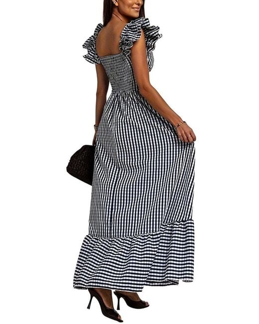 LEON GORI Blue Maxi Dress