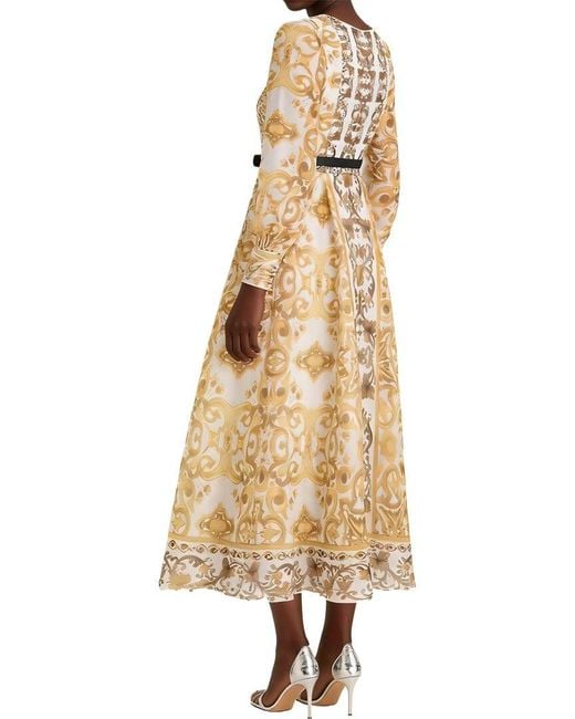 Linda Charm Natural Maxi Dress