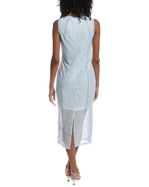 Nanette Lepore Blue Midi Dress