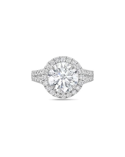 Diana M White Diana M. 18K 9.50 Ct. Tw. Lab-Grown Diamond Ring