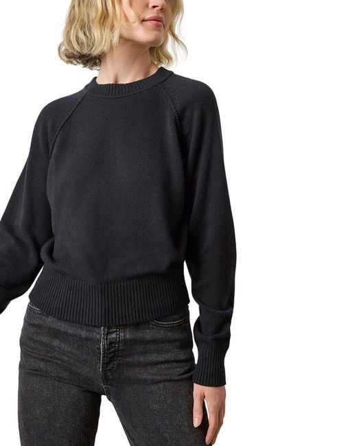 Lilla P Black Raglan Sleeve Pullover