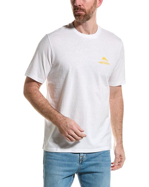 Tommy Bahama White Shake One For The Team T-shirt for men