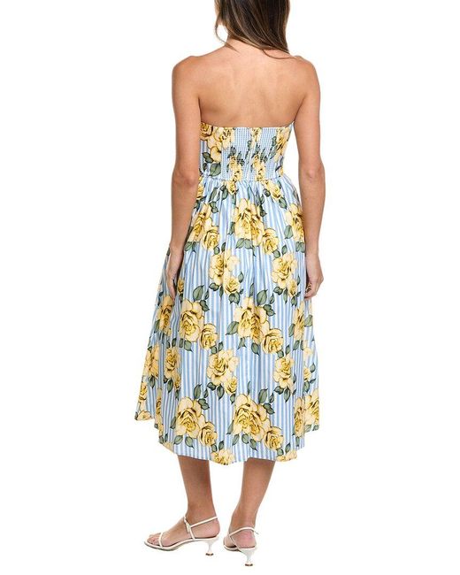 Hutch White Sommer Midi Dress
