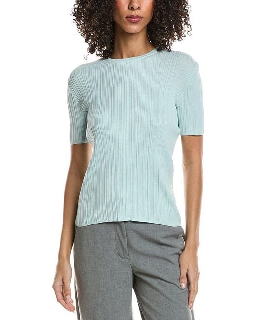Theory Blue Pullover Sweater