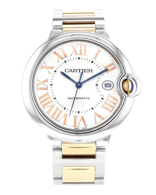 Cartier Metallic Ballon Bleu Watch (Authentic Pre-Owned) for men