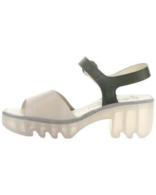 Fly London Metallic Tull Leather Sandal