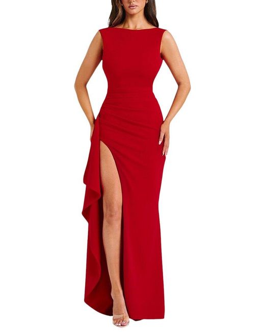 VIBI Red Maxi Dress