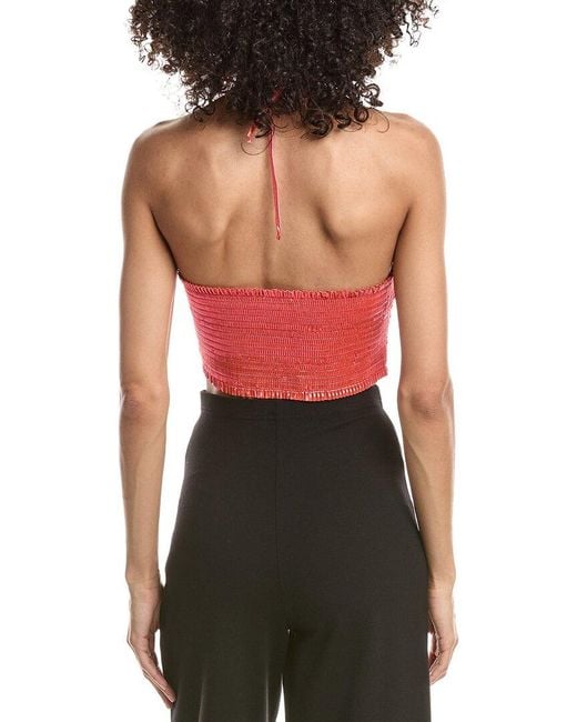Forte_forte Red Sleeveless Top