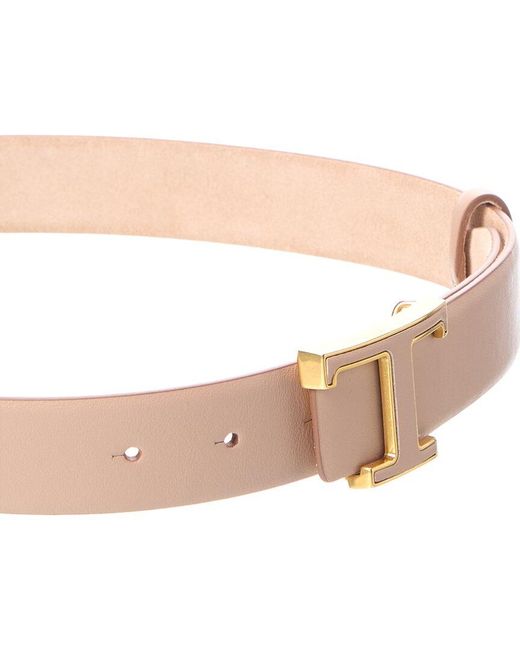 Tod's Natural Leather Belt