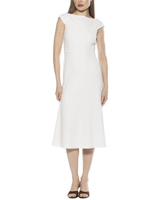 Alexia Admor White Loreli A-Line Dress