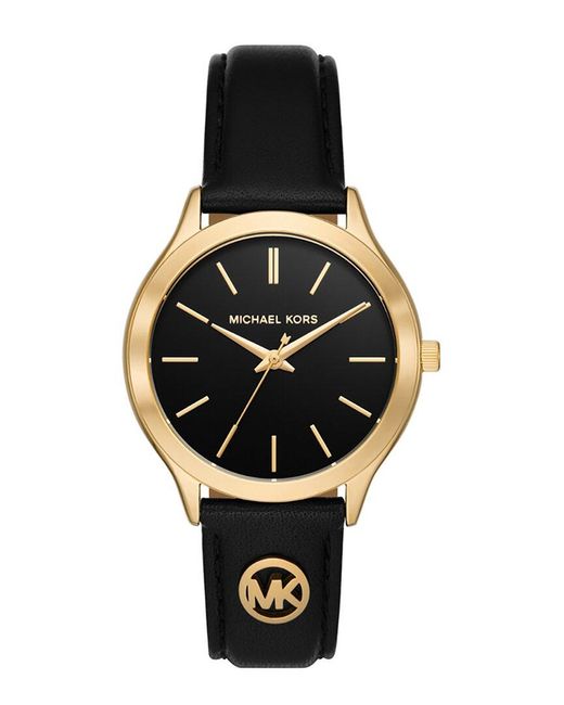 Michael Kors Metallic Slim Runway Watch