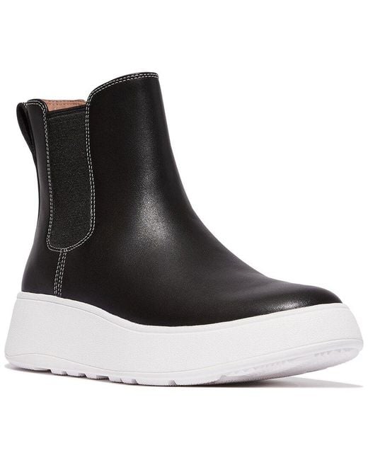 Fitflop Black F-Mode Leather Boot