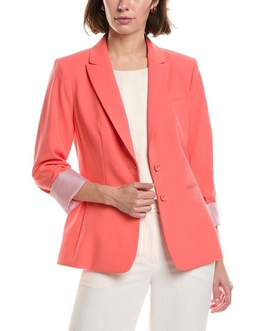 Tahari Red Blazer