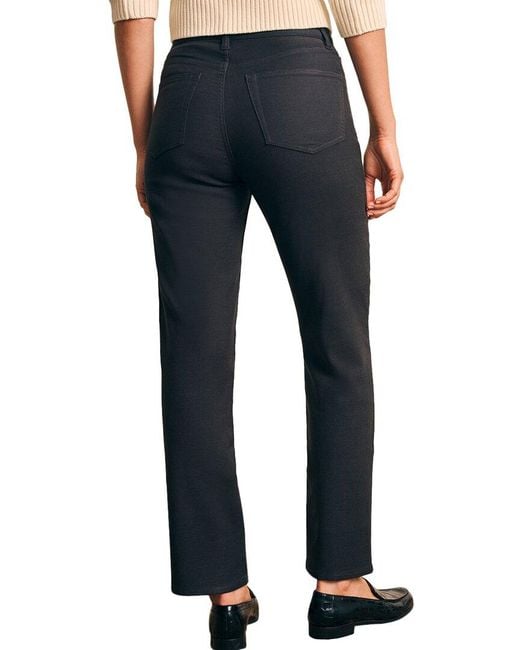 Faherty Brand Blue Stretch Terry Five Pocket Pant