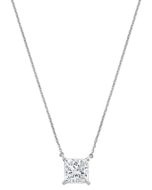 Diana M Metallic Diana M. 14K 15.00 Ct. Tw. Lab-Grown Diamond Pendant Necklace